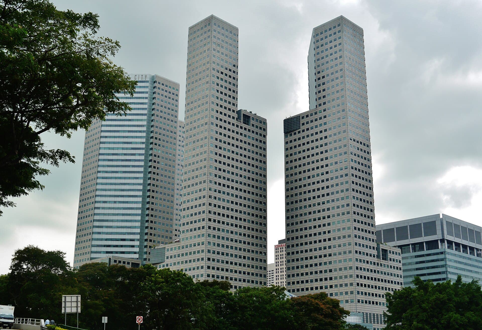 Suntec City towers and retail podium